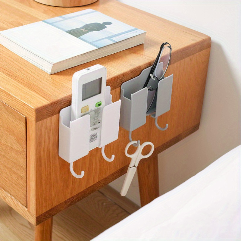 Wall Organizer Pocket - Rak Penyimpanan Dinding 3-in-1 dengan Gantungan,