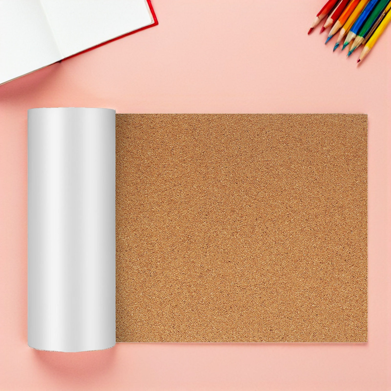 Bulletin Board Cork - Lembaran Gabus Perekat Sendiri, Papan Gabus