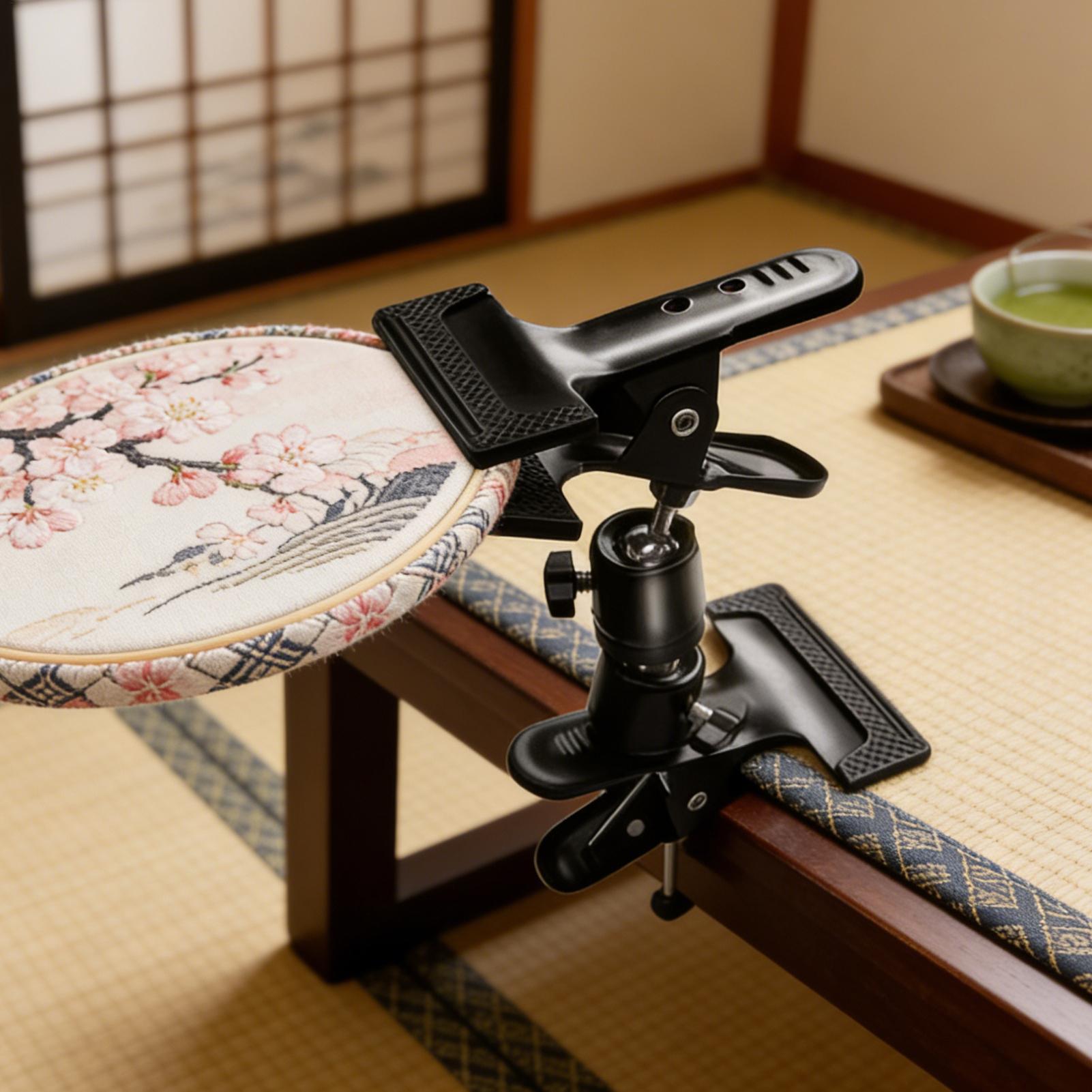 Adjustable Laptop Table - Penyangga Bordir Tahan Banting, Dapat Disesuaikan,