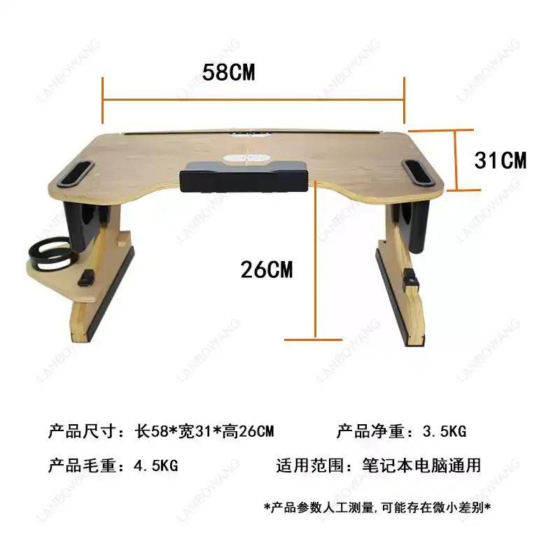 Adjustable Laptop Table - Meja Laptop Lipat dari Bahan Aluminium