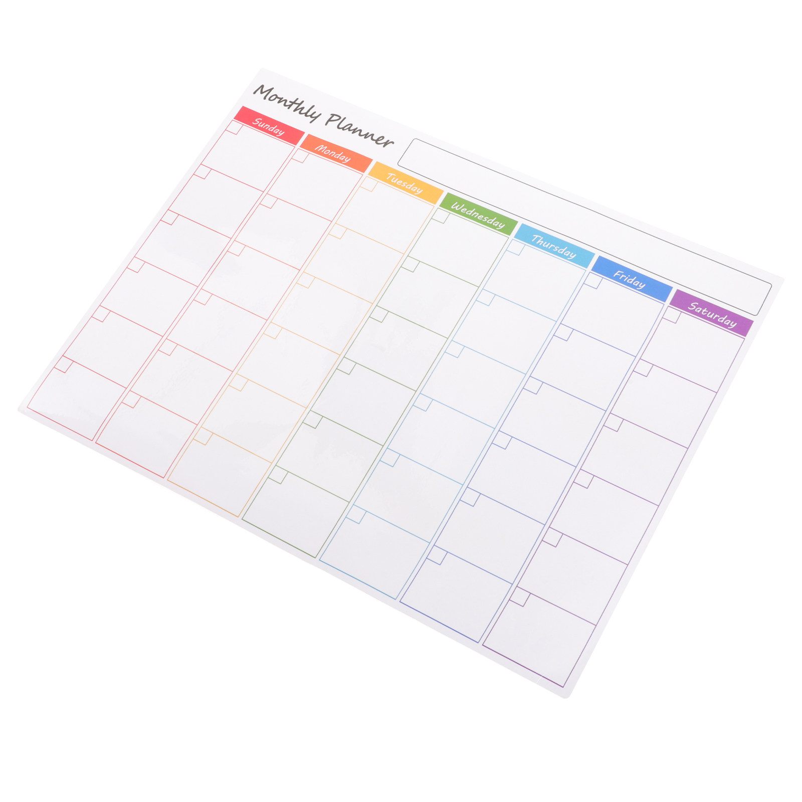Magnetic Whiteboard Calendar - Kalender Jadwal Dapat Ditulis, Papan Tulis