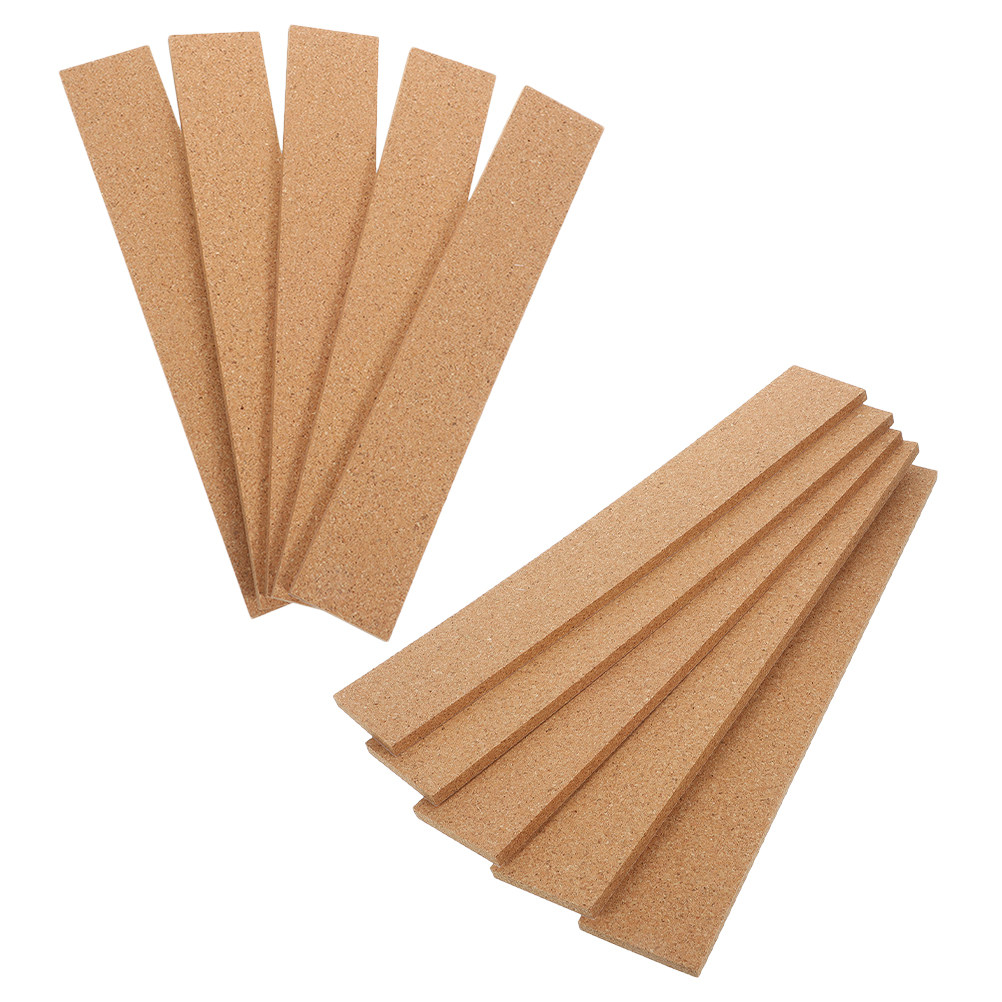 Bulletin Board Cork - 10Pcs Strip Corkboard Tanpa Bingkai Perekat