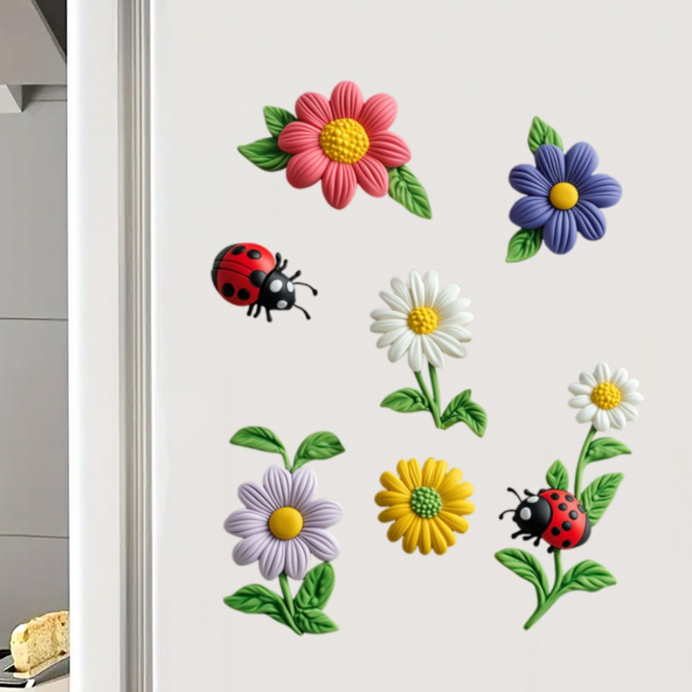 Office Furniture Removal - Magnet Kulkas Kupu-kupu Bunga 3D Kartun
