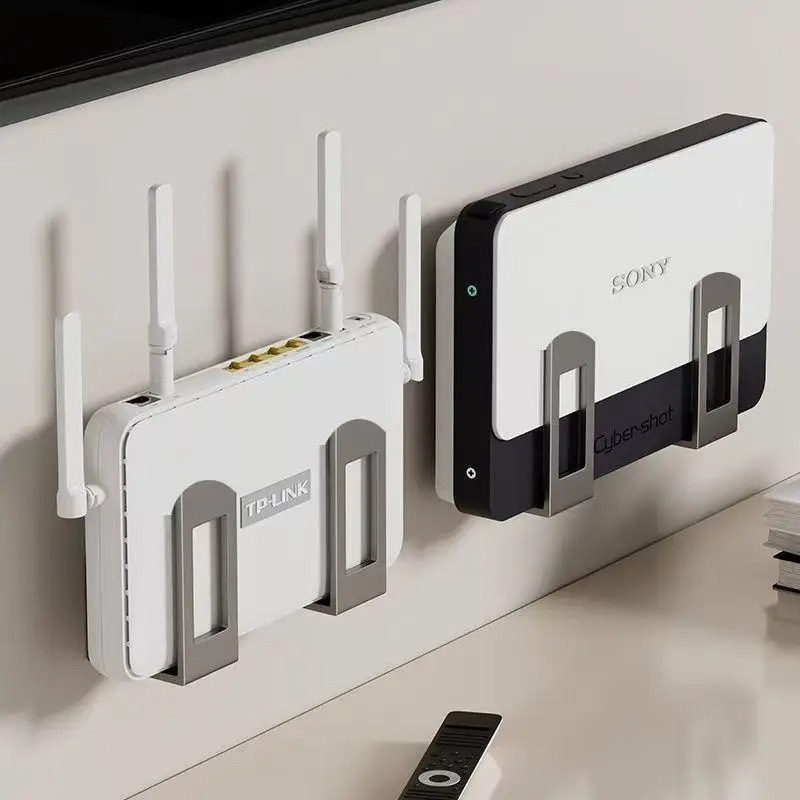 Wall Organizer Pocket - Organizer Kotak Set-Top Box Router yang