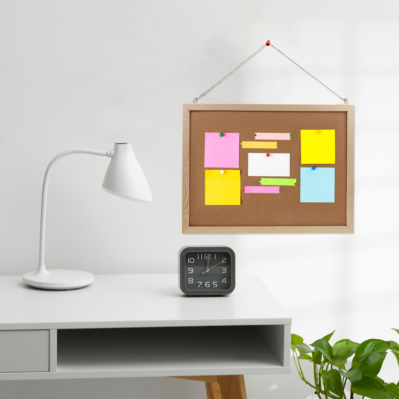 Bulletin Board Cork - 1Set Papan Buletin Gabus Dua Sisi,