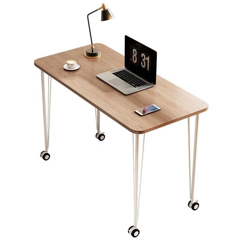 Adjustable Laptop Table - Meja Komputer Portabel Beroda, Tinggi Dapat