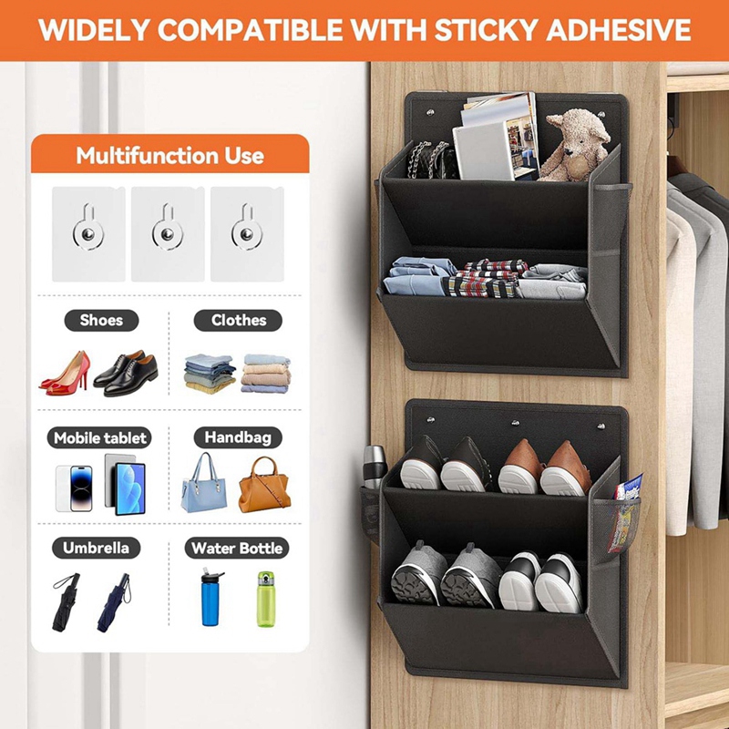 2 Paket Penyimpanan Sepatu RV  - Wall Organizer Pocket ulasan dan harga