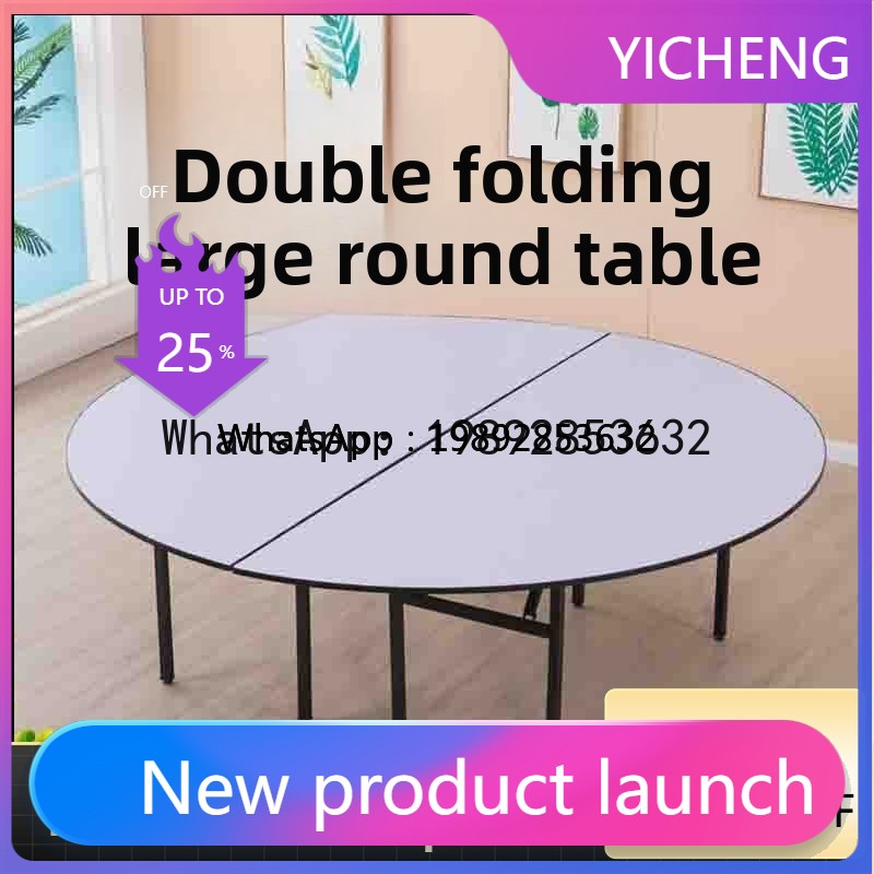 Meja Lipat Perjamuan Hotel X8  - Conference Table Round ulasan dan harga