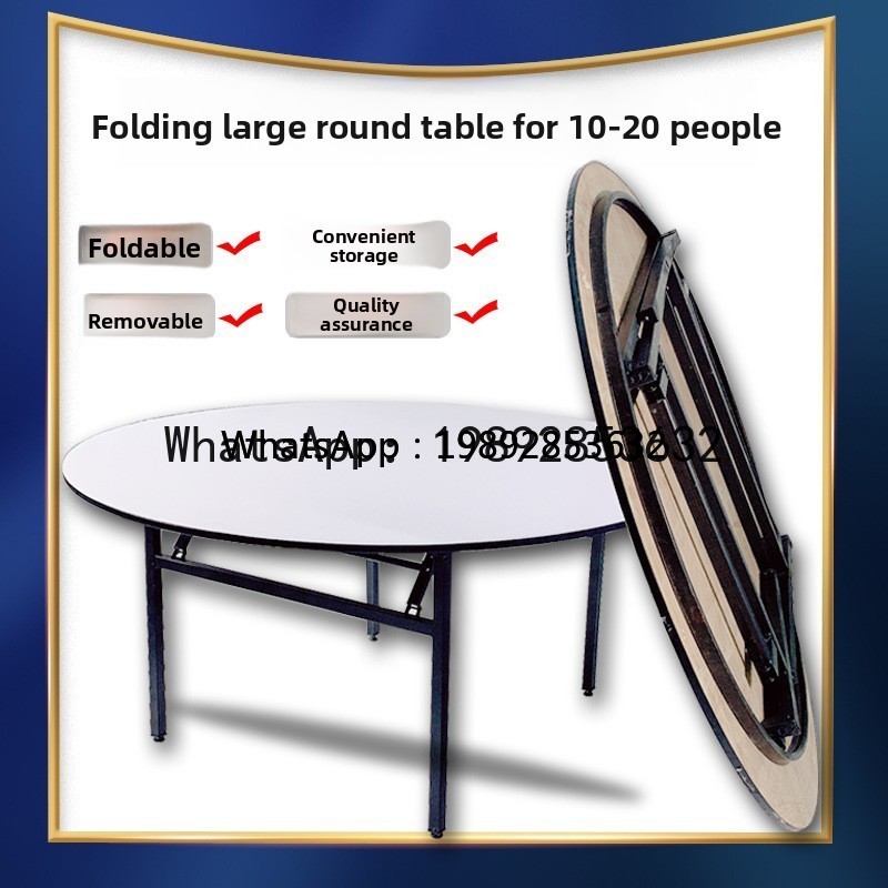 Meja Lipat Perjamuan Hotel X8  - Conference Table Round ulasan dan harga