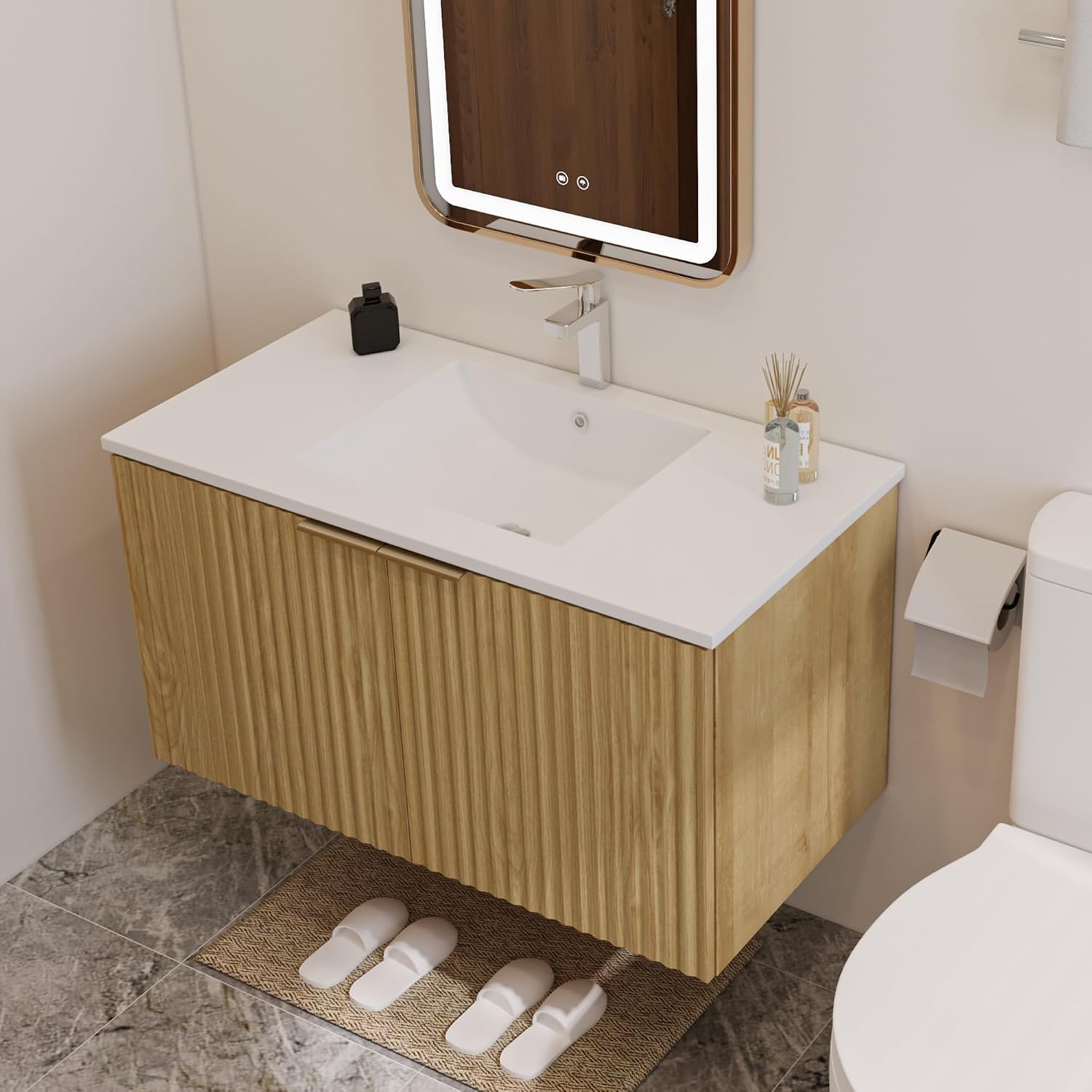 Rak Kabinet Kamar Mandi Modern - Wall Organizer Pocket ulasan dan harga