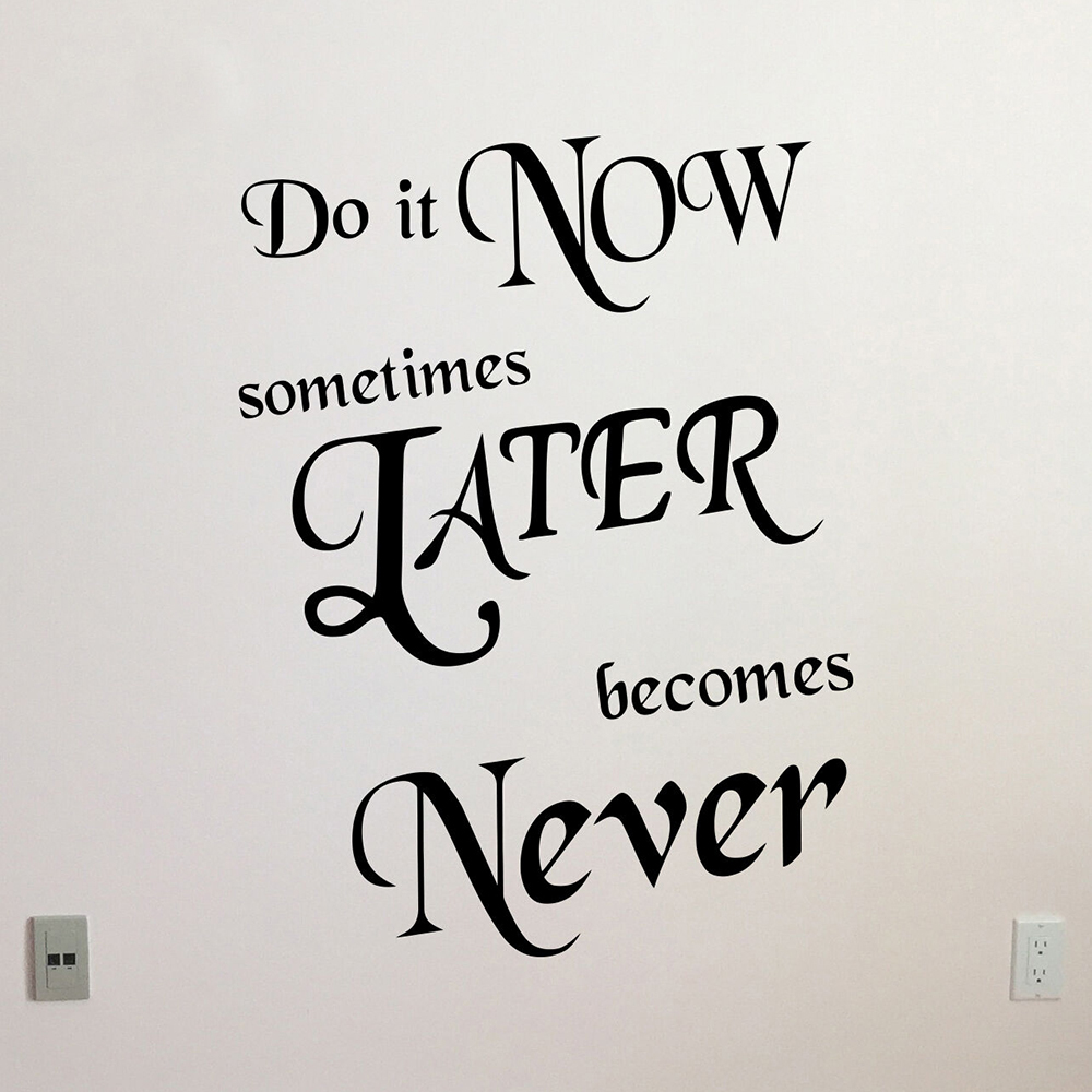 Stiker Dinding Do It Now, Post - Office Furniture Now ulasan dan harga