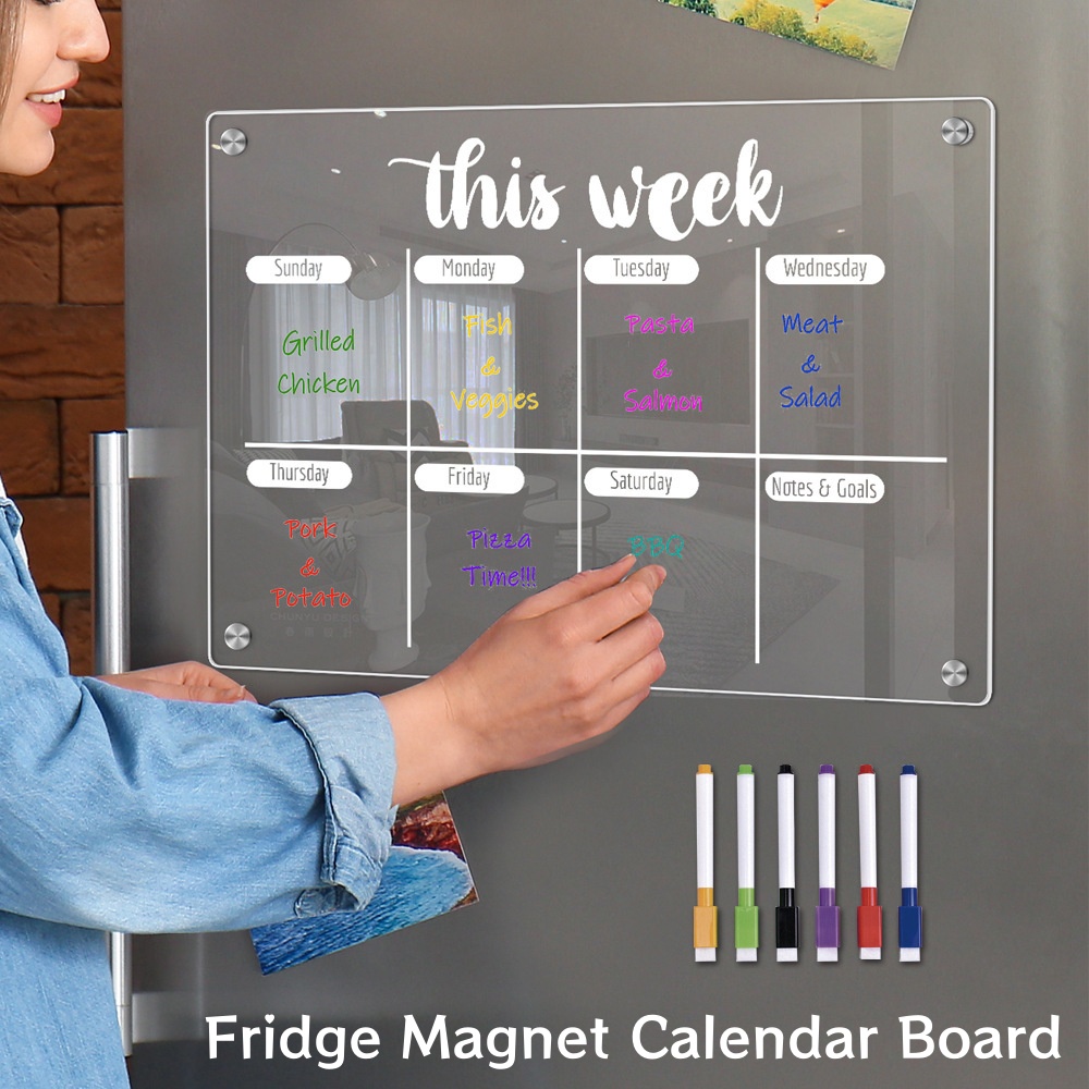 Papan kalender Magnet kulkas p - Magnetic Whiteboard Calendar ulasan dan harga