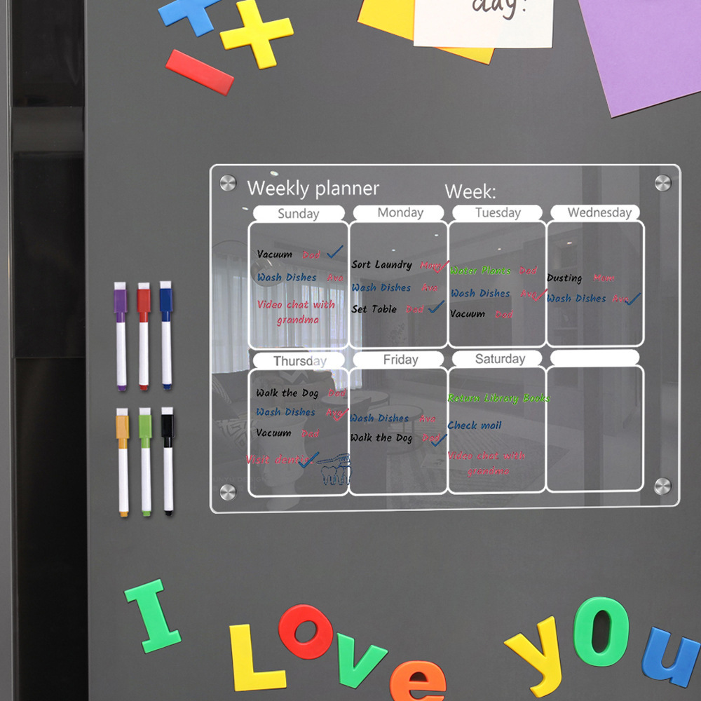Papan kalender Magnet kulkas p - Magnetic Whiteboard Calendar ulasan dan harga