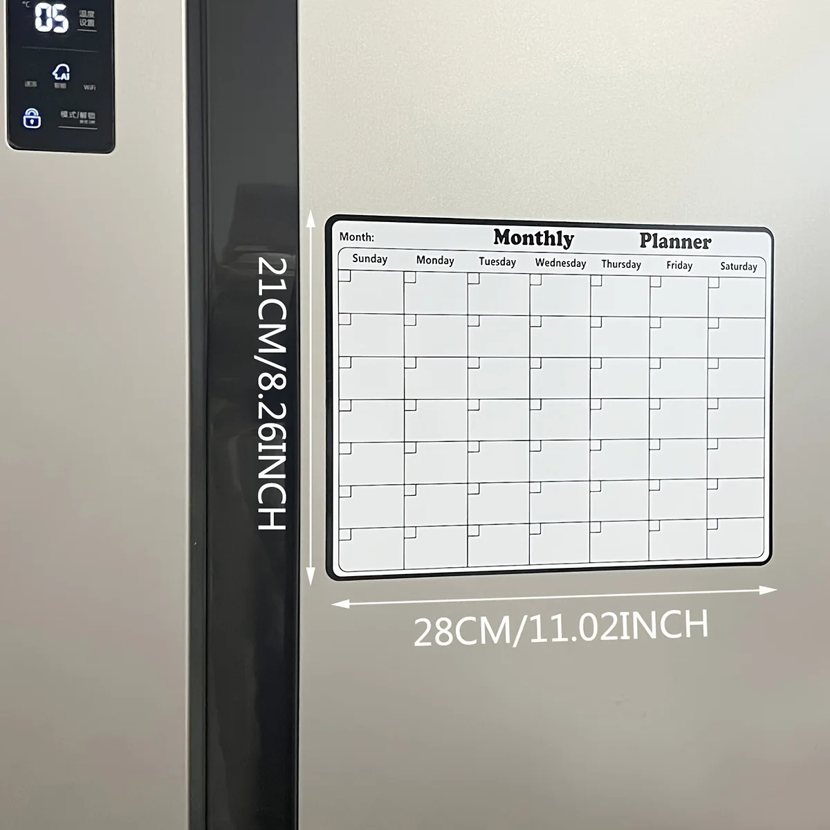 Kulkas Magnetik Kalender Pengh - Magnetic Whiteboard Calendar ulasan dan harga