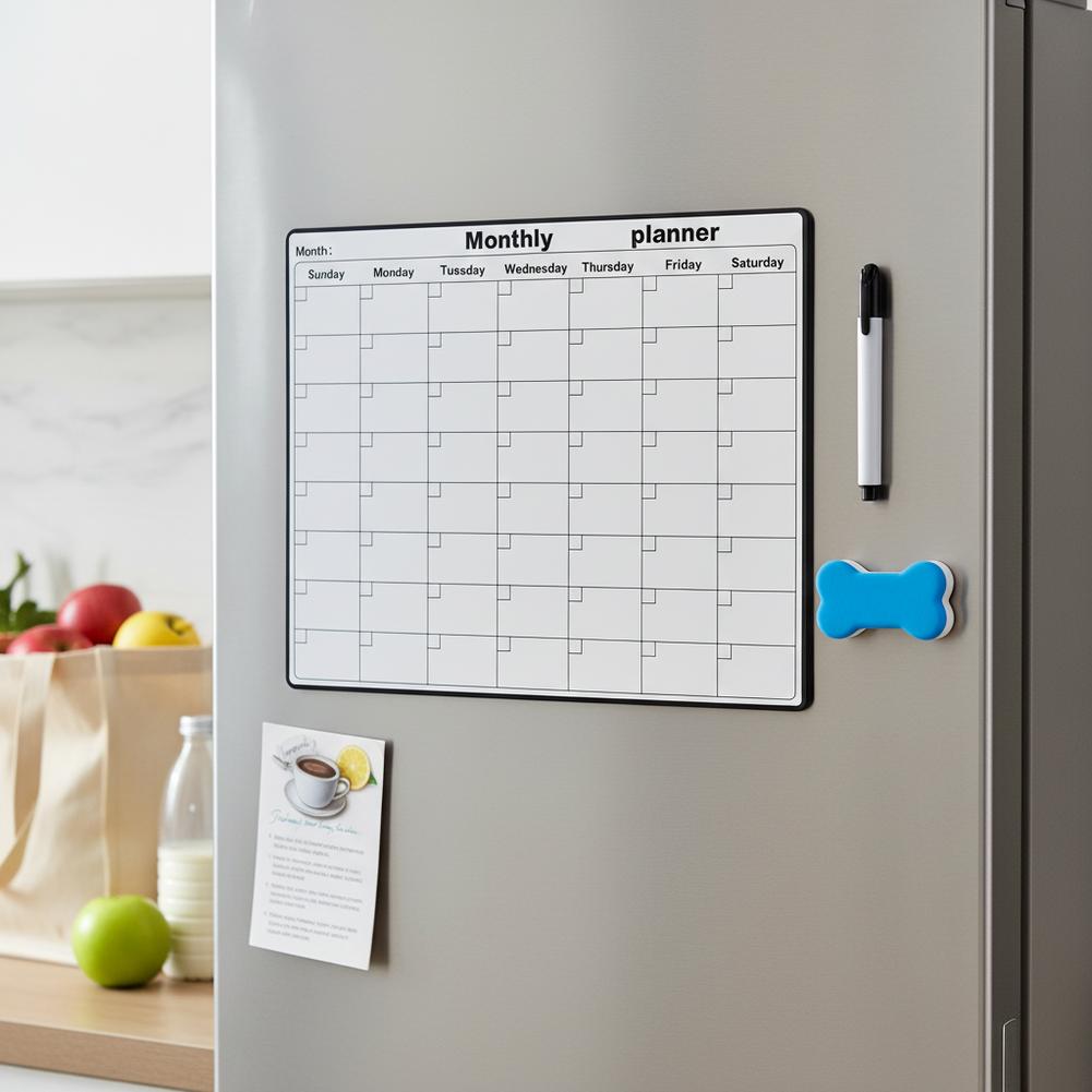 Kulkas Magnetik Kalender Pengh - Magnetic Whiteboard Calendar ulasan dan harga