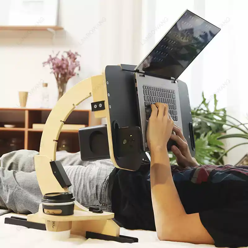 Meja Laptop Lipat dari Bahan A - Adjustable Laptop Table ulasan dan harga