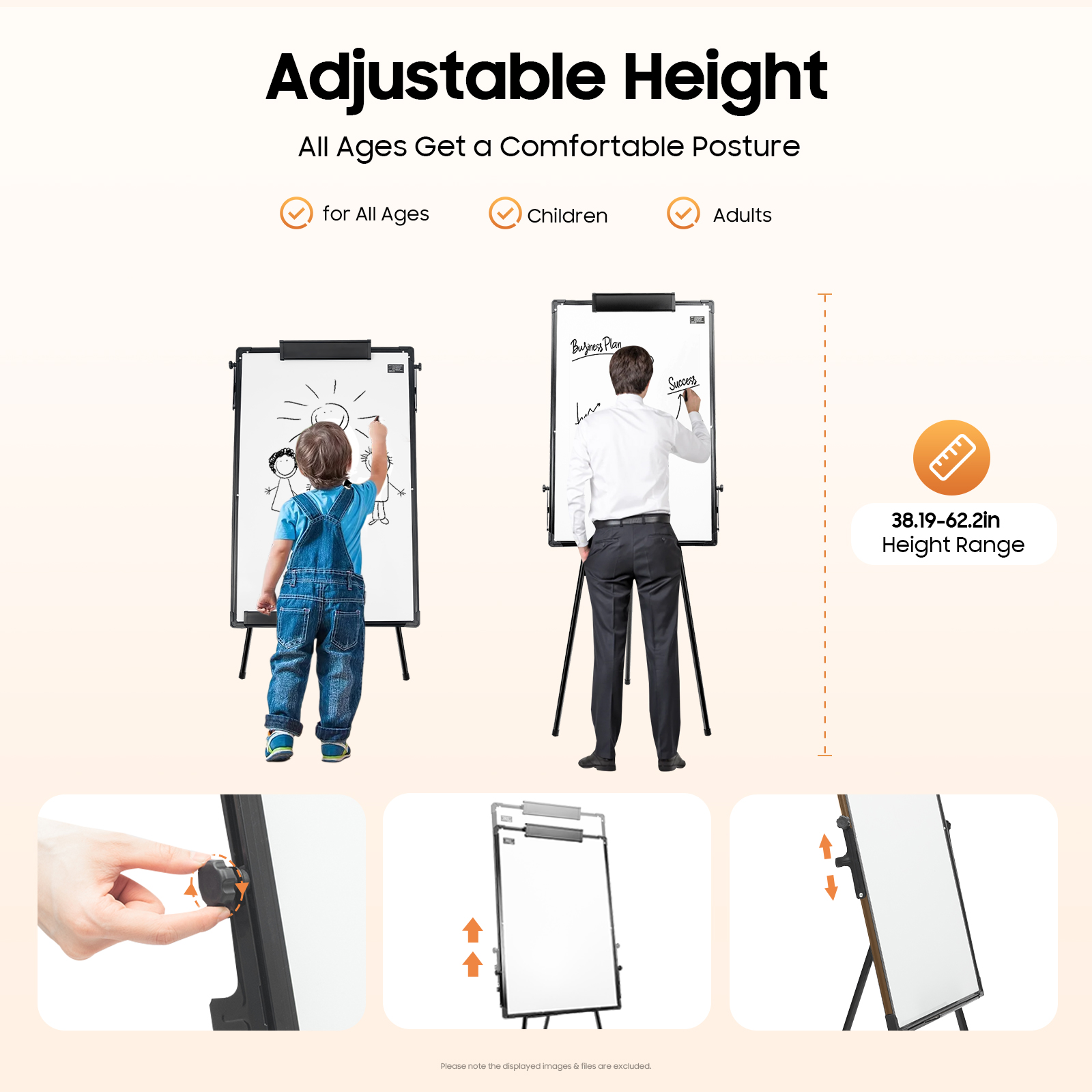 Papan Tulis Magnetik Dry Erase - Whiteboard Easel Tripod ulasan dan harga