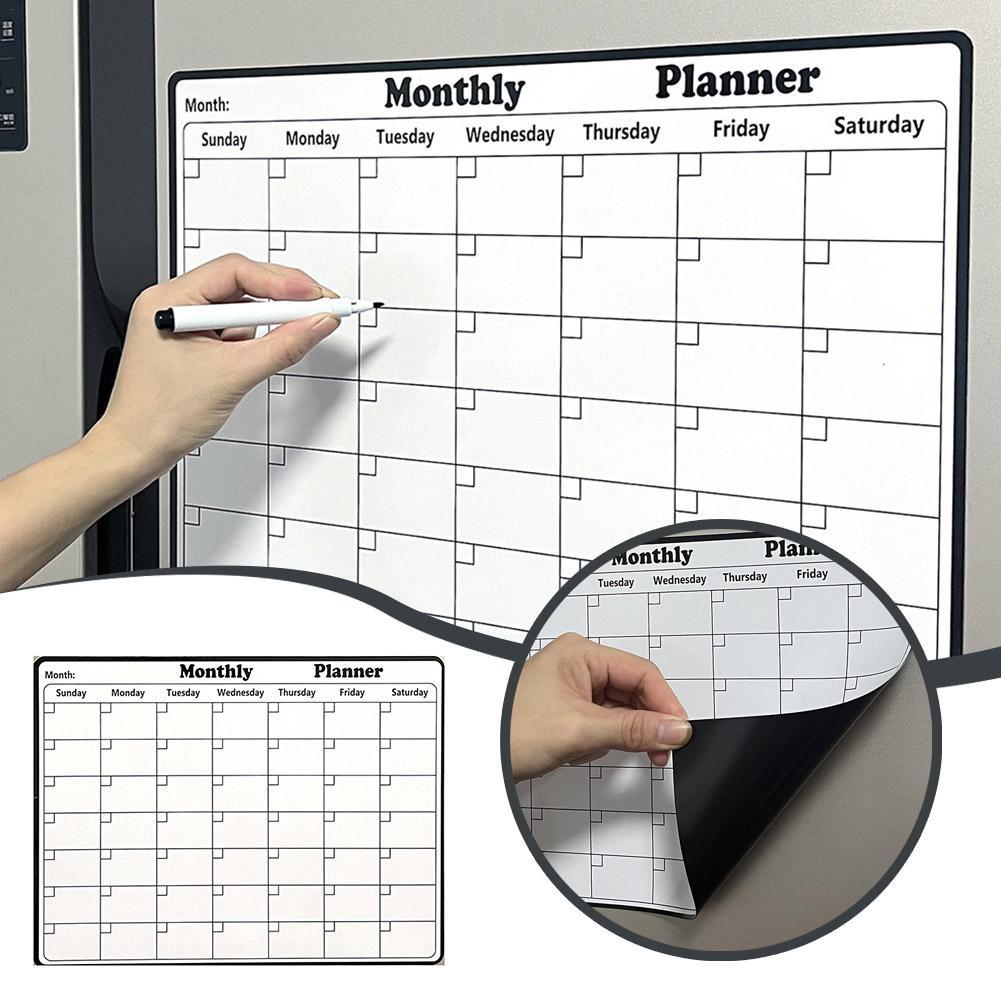 Papan Tulis Kalender Penghapus - Magnetic Whiteboard Calendar ulasan dan harga