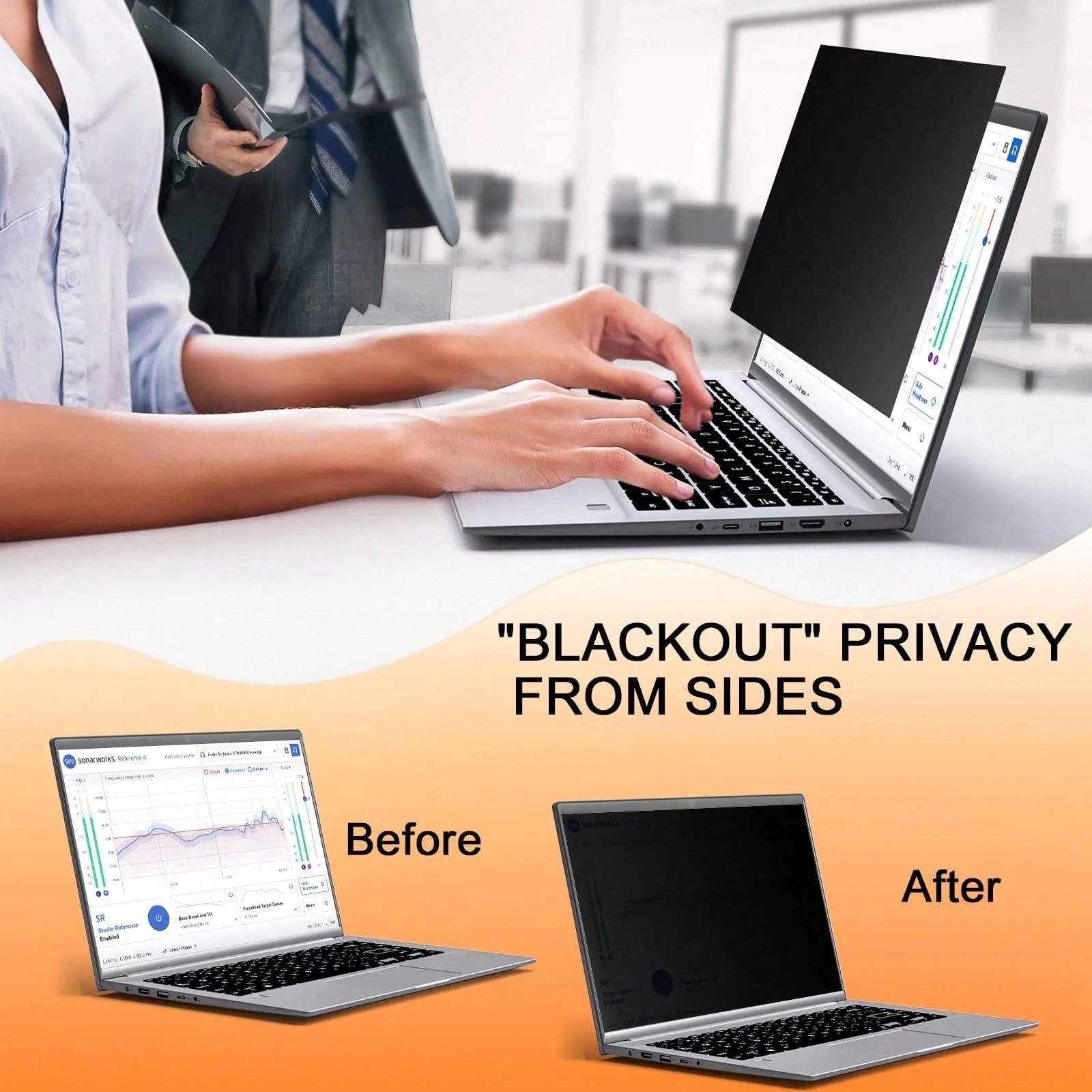 Pelindung layar privasi Laptop - Monitor Privacy Filter ulasan dan harga