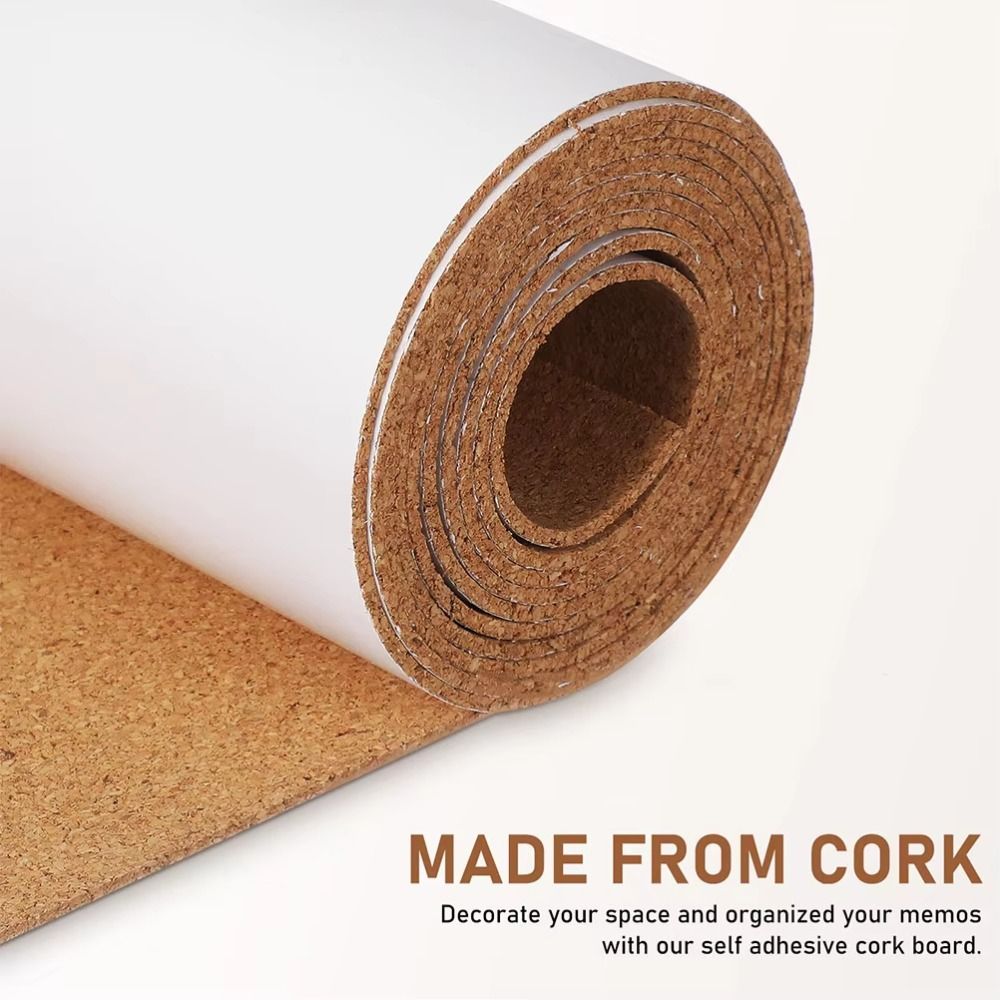 1m Gulungan Gabus Perekat Send - Bulletin Board Cork ulasan dan harga