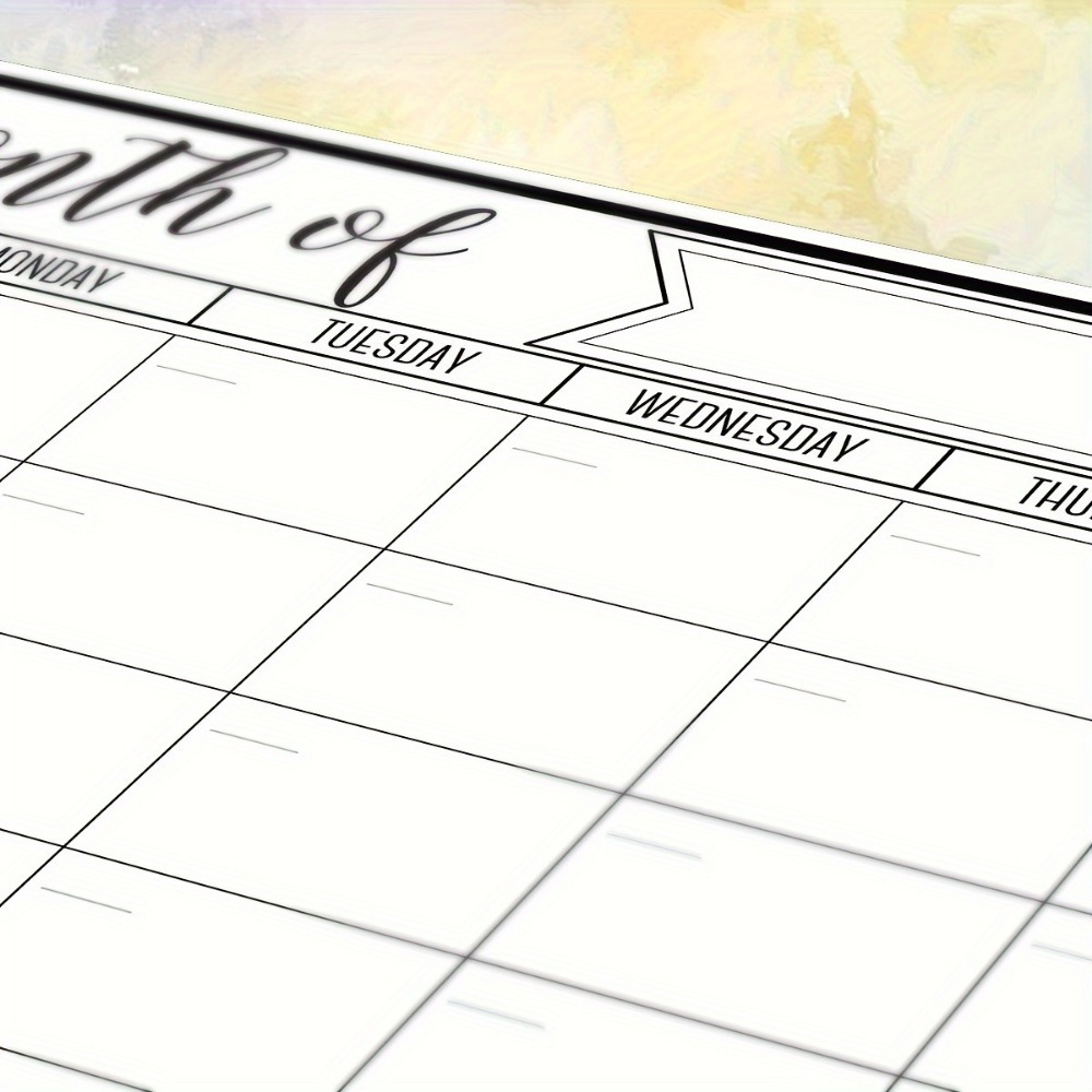 1Pc Kalender Papan Tulis Magne - Magnetic Whiteboard Calendar ulasan dan harga