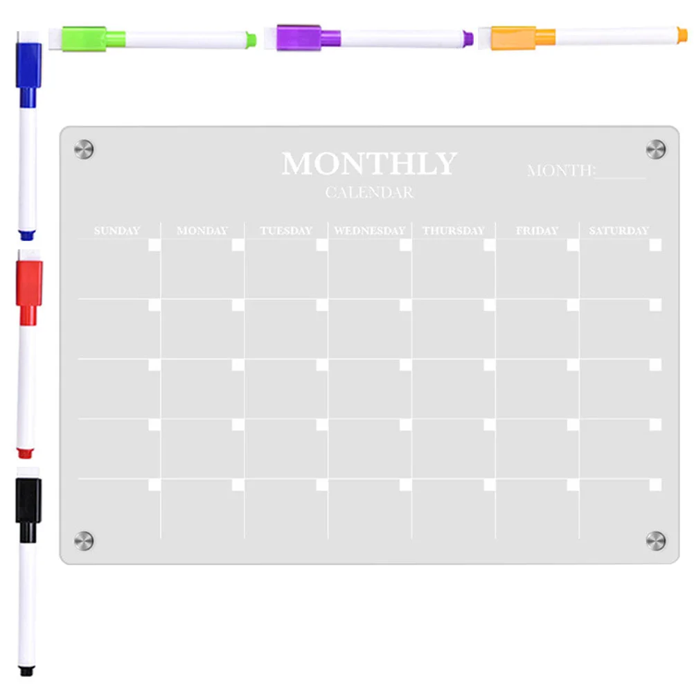 Papan Kulkas Magnetik Papan Pe - Magnetic Whiteboard Calendar ulasan dan harga