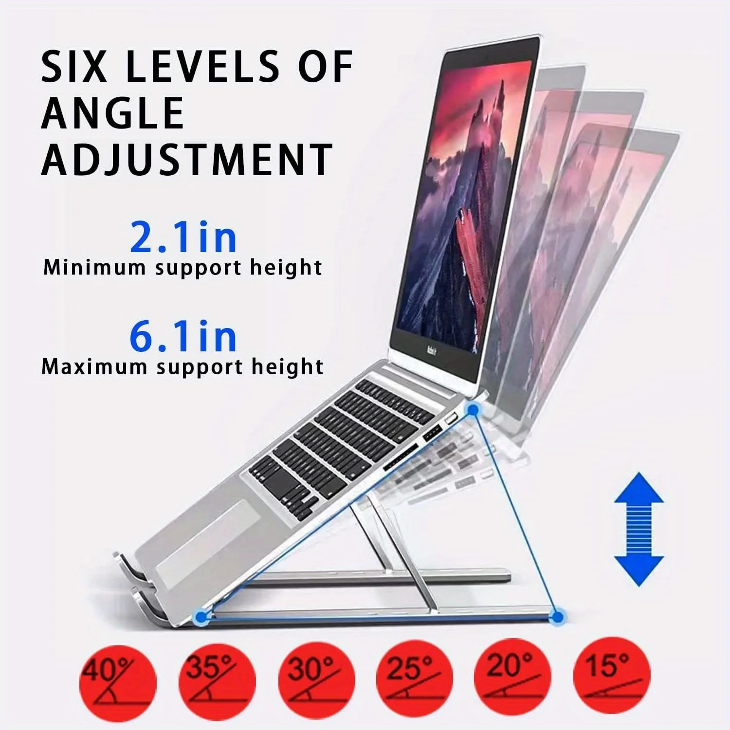 Dudukan Laptop aluminium dapat - Adjustable Laptop Table ulasan dan harga