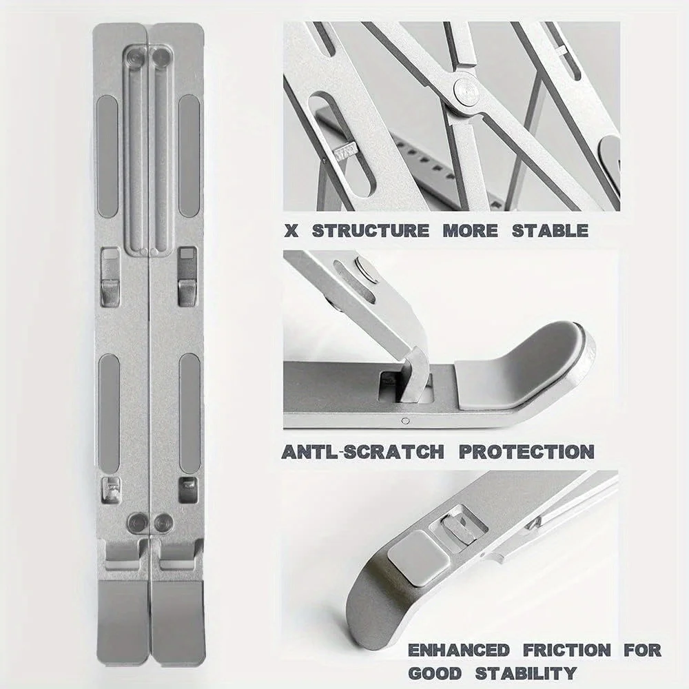 Dudukan Laptop aluminium dapat - Adjustable Laptop Table ulasan dan harga