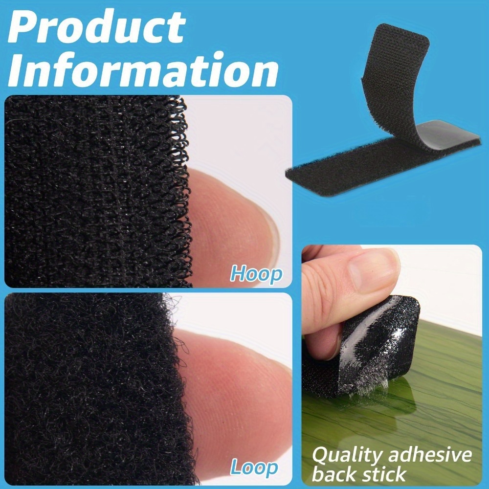 50/100pcs Pita Perekat Hitam T - Office Furniture Removal ulasan dan harga