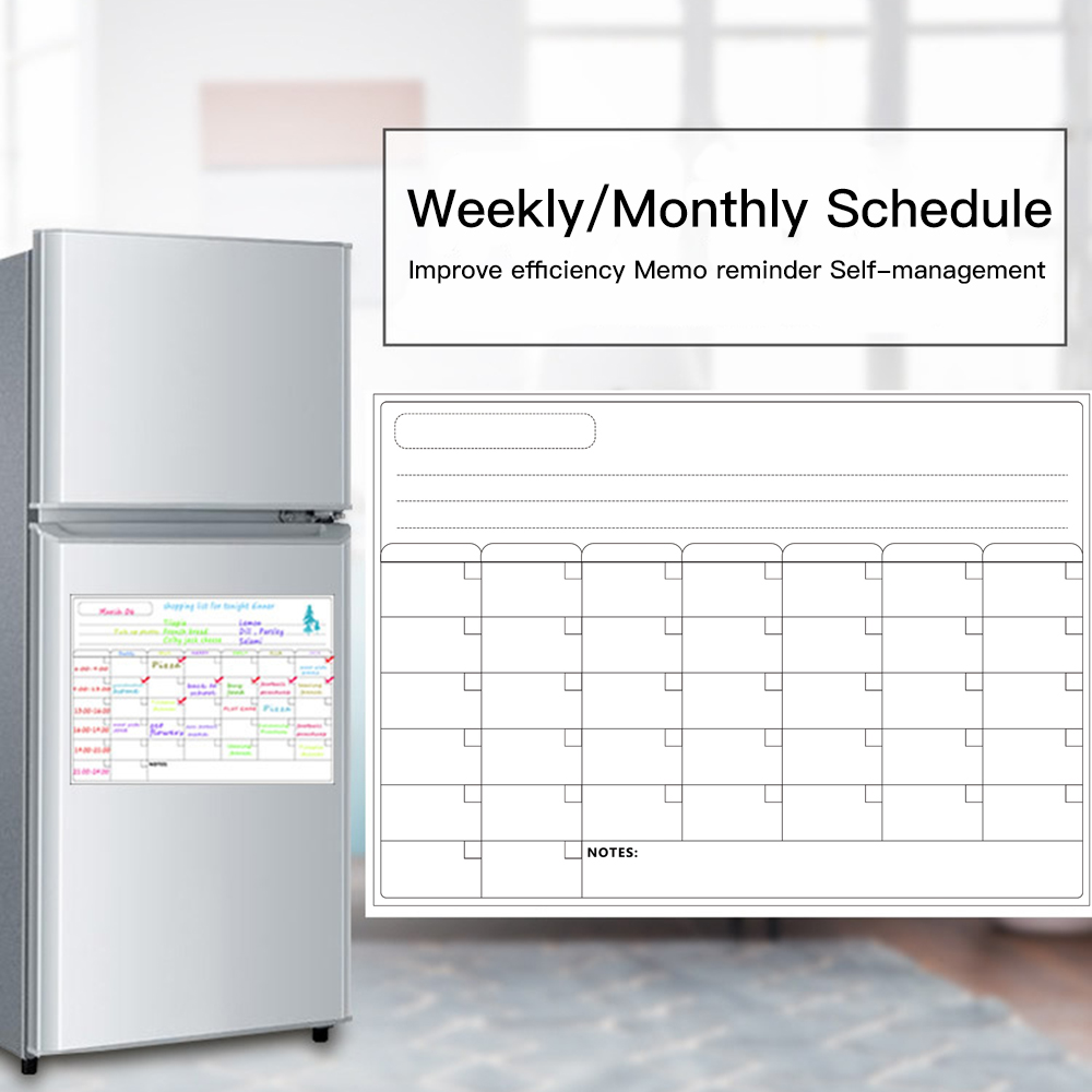 Papan penghapus kering magneti - Magnetic Whiteboard Calendar ulasan dan harga