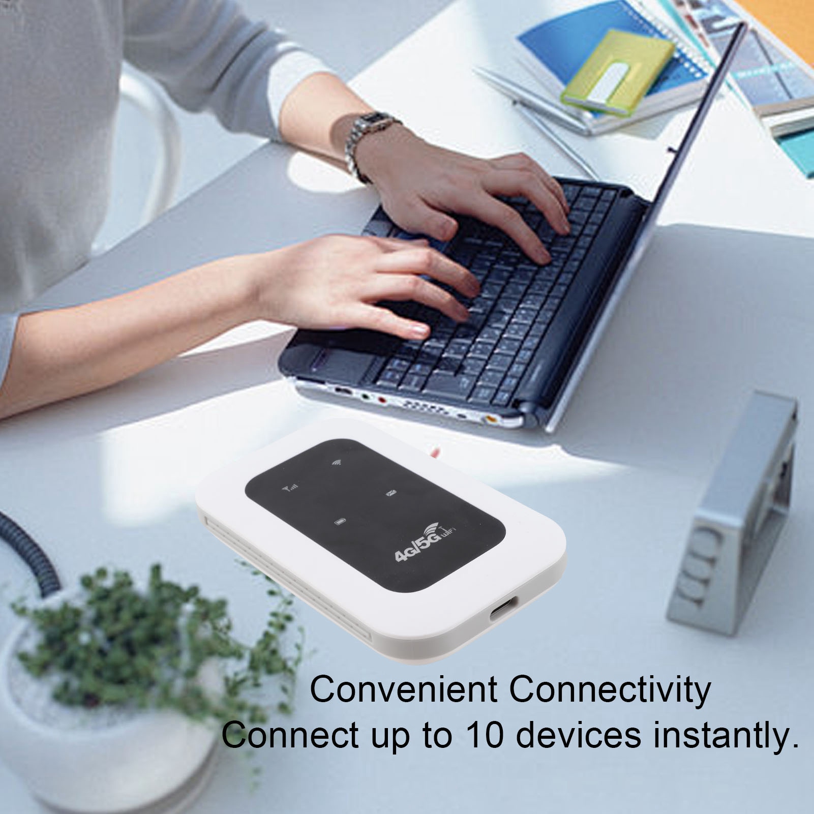 Hotspot WiFi 4G Portabel 300Mb - Adjustable Laptop Table ulasan dan harga