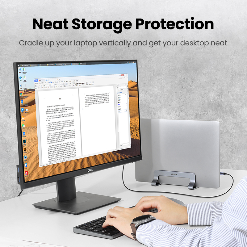 UGREEN penyangga Laptop vertik - Adjustable Laptop Table ulasan dan harga