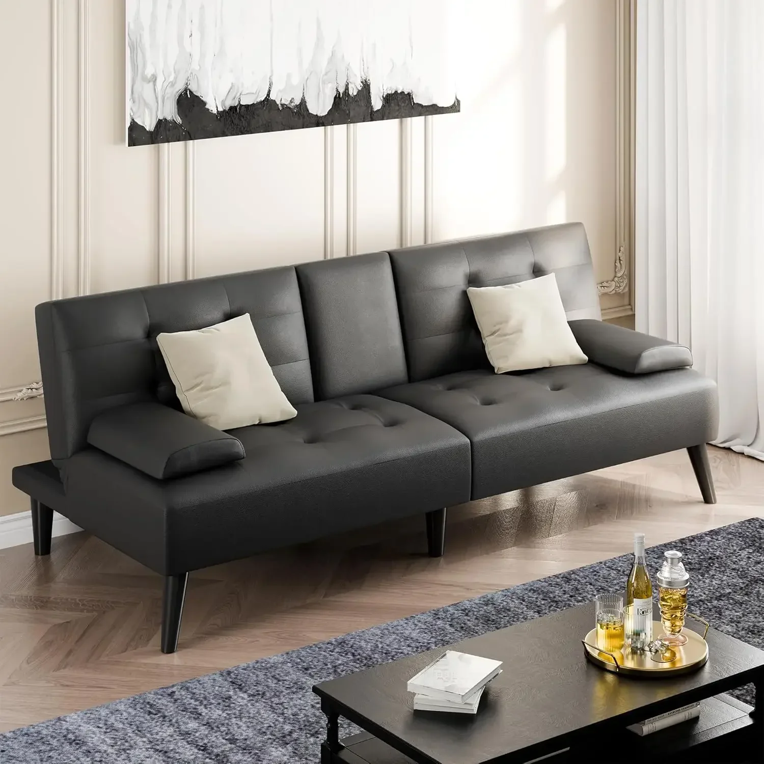 Sofa Bed Futon, Sofa Lipat Kul - Office Furniture Removal ulasan dan harga