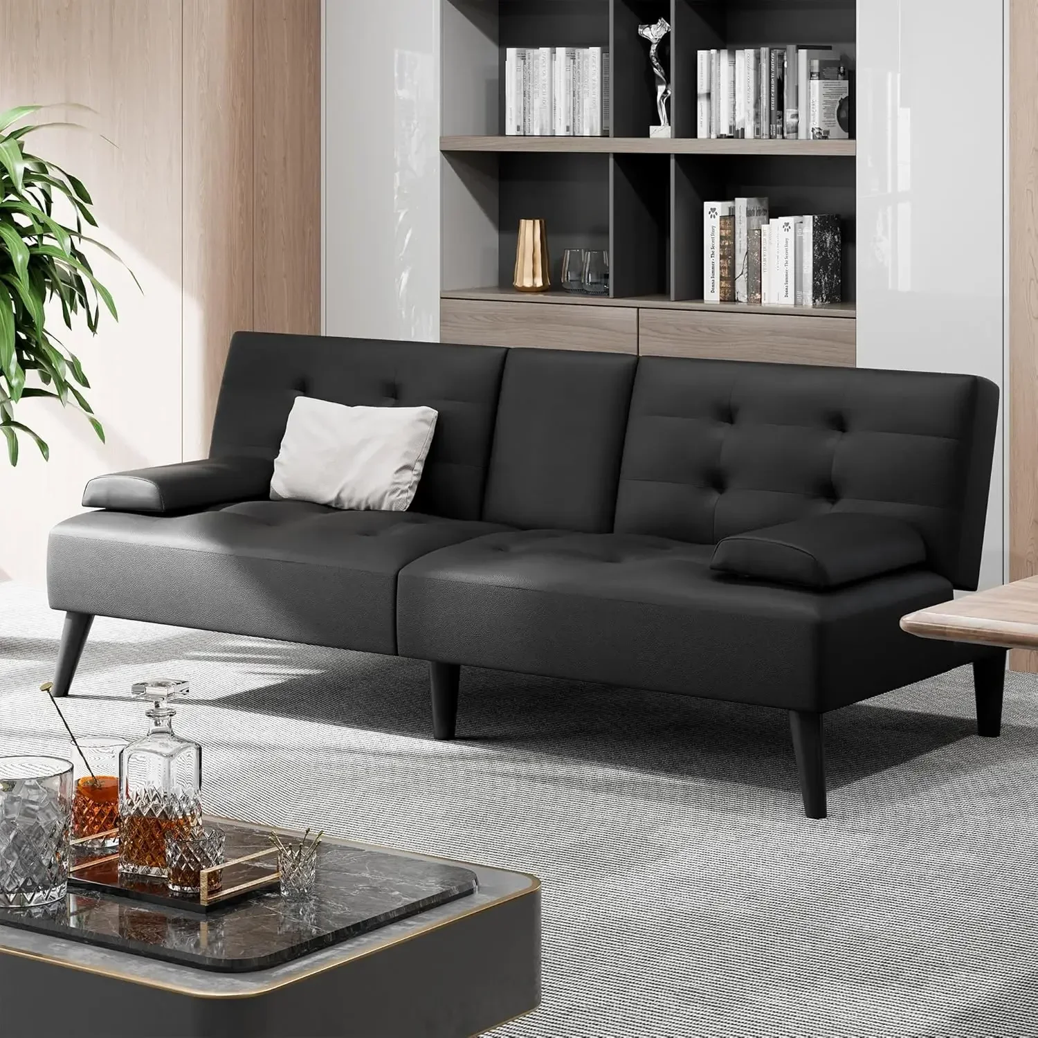 Sofa Bed Futon, Sofa Lipat Kul - Office Furniture Removal ulasan dan harga