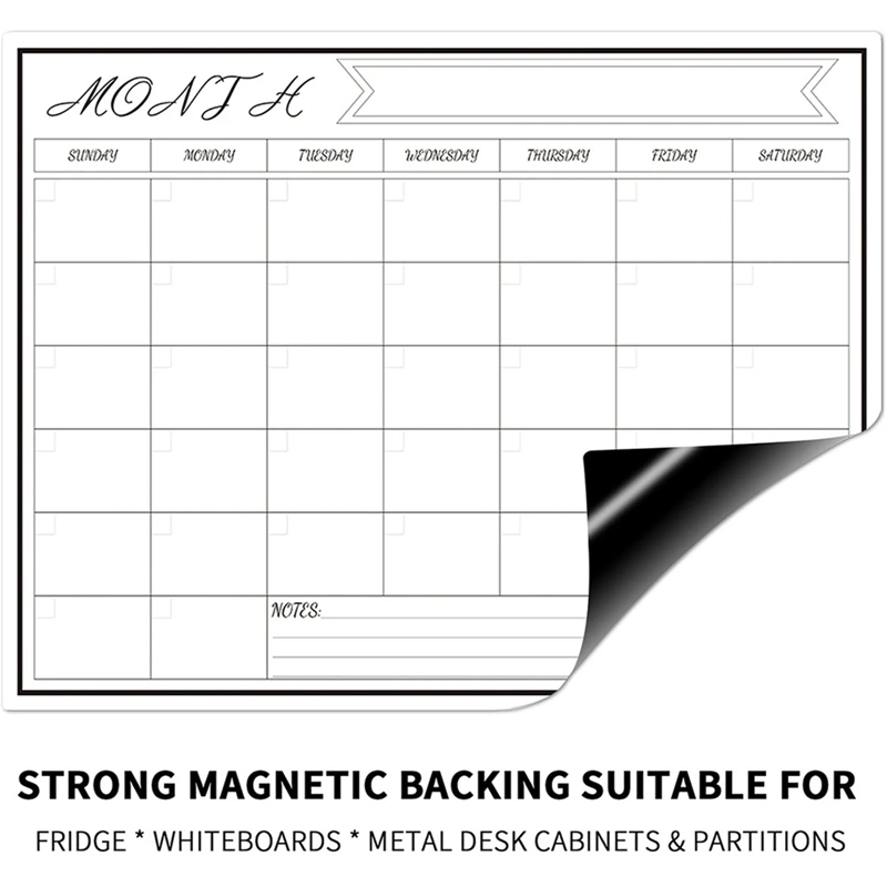 Rencana Harian Minggu Bulan Ka - Magnetic Whiteboard Calendar ulasan dan harga