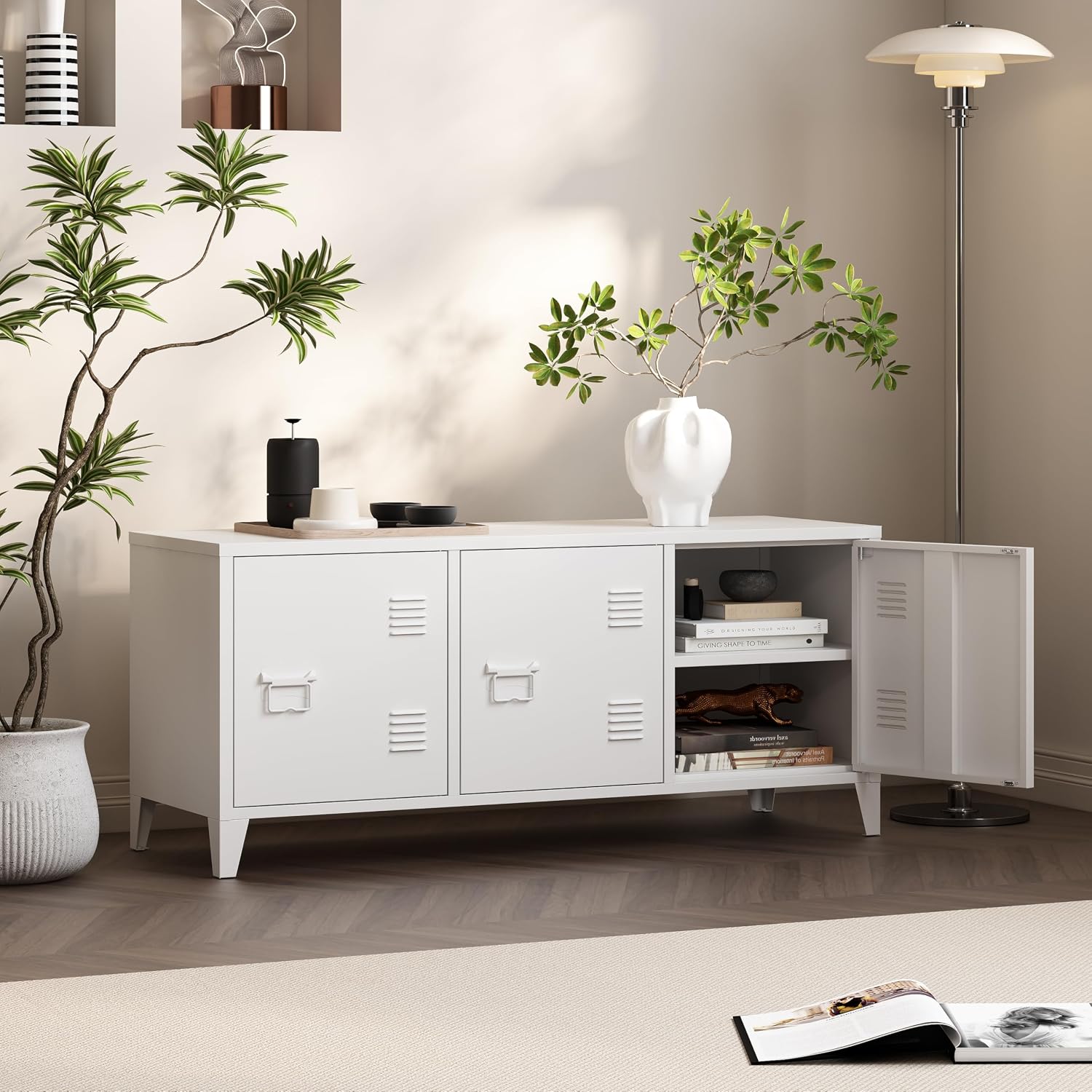 Pusat Hiburan Meja TV Modern,  - Office Furniture Credenza ulasan dan harga