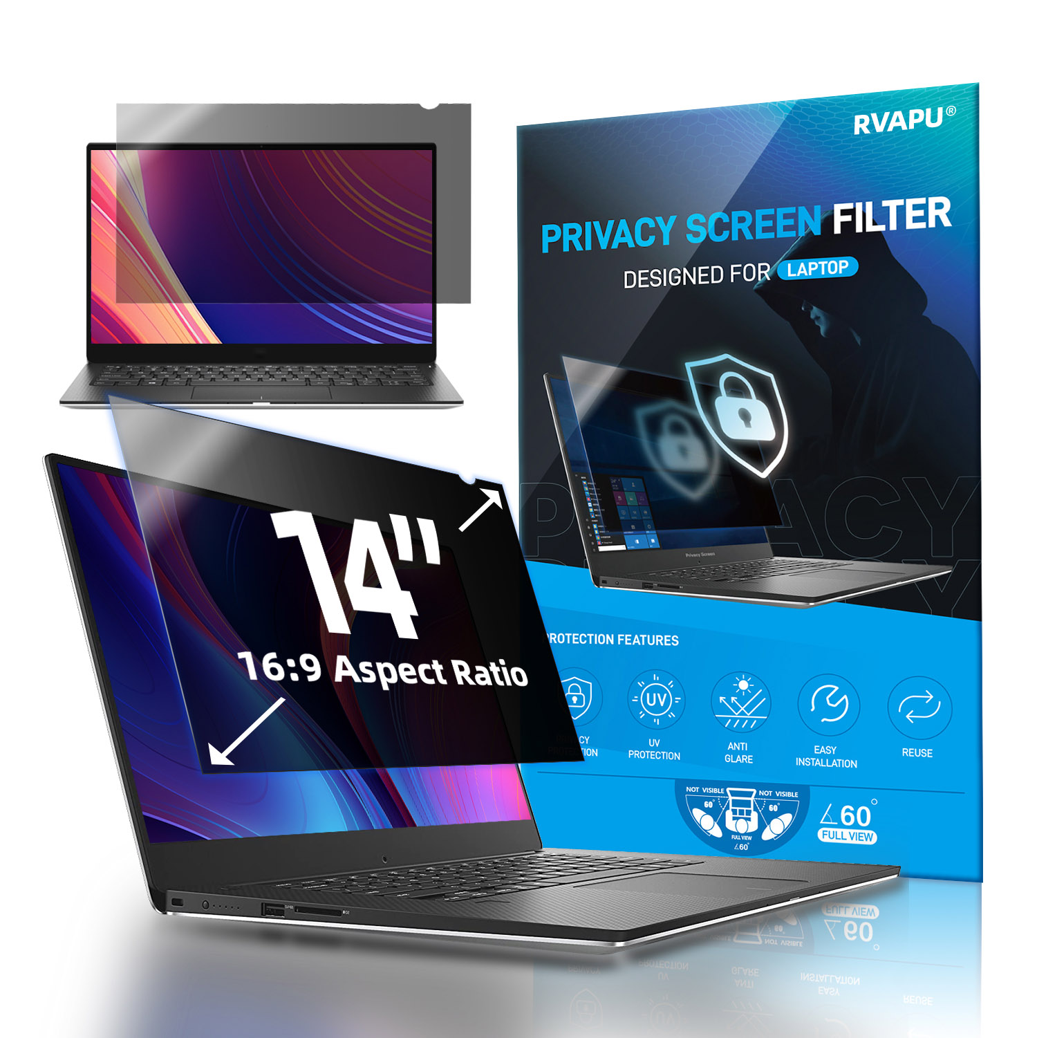 Pelindung layar dapat dilepas  - Monitor Privacy Filter ulasan dan harga
