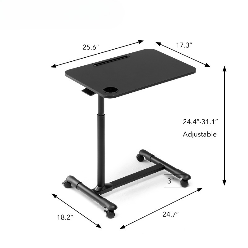 Meja komputer laptop portabel  - Adjustable Laptop Table ulasan dan harga