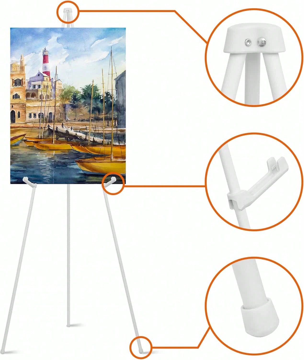 Stand Papan Presentasi, Tinggi - Whiteboard Easel Tripod ulasan dan harga
