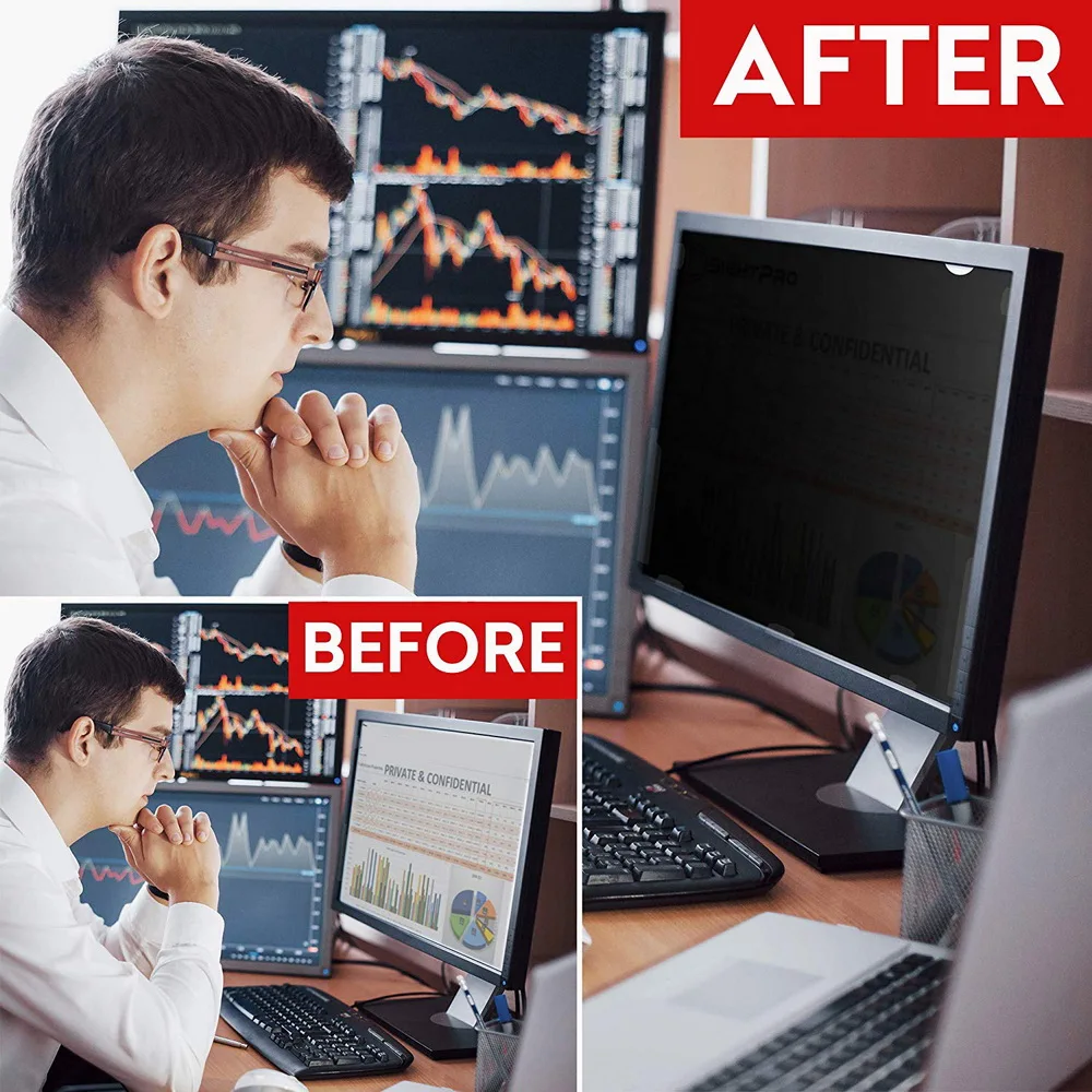 Filter Layar Laptop Anti-silau - Monitor Privacy Filter ulasan dan harga